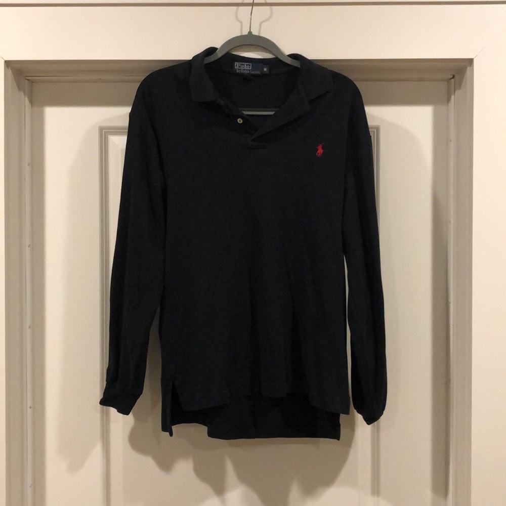 Polo Ralph Lauren Men’s Black Long Sleeve Polo